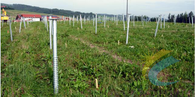 Ground Screw-One Fundație solară eficientă pentru montare la sol