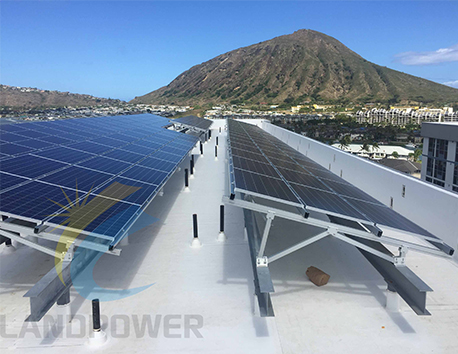 Montare pe acoperiș din aluminiu Hawaii 200KW