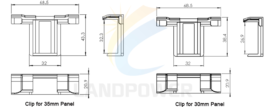 China Solar Panel Water Drain Clip Suppliers