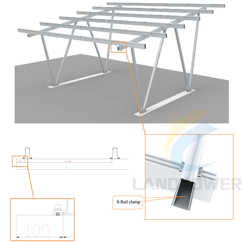 waterproof carport structure